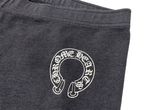 CHROME HEARTS クロムハーツ スウェットパンツ サイズL ホースシュー サイドロゴ プリント グレー 美品 中古 4c076065