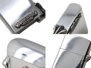 極美品 CHROME HEARTS クロムハーツ CHクロス クラシックリンクウォレットチェーン 316g ジッポー ライター シルバー925 中古 4c076081