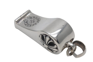 極美品 CHROME HEARTS クロムハーツ WHISTLE PENDANT ホイッスル ペンダント チャーム 重量約68.8g CHプラス シルバー925 中古 4c076110
