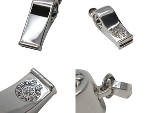極美品 CHROME HEARTS クロムハーツ WHISTLE PENDANT ホイッスル ペンダント チャーム 重量約68.8g CHプラス シルバー925 中古 4c076110
