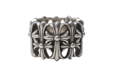 CHROME HEARTS クロムハーツ セメタリークロスリング サイズ20号 重量約25.6g 2003/.925刻印 シルバー925 美品 中古 4c076111