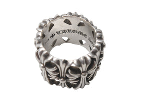 CHROME HEARTS クロムハーツ セメタリークロスリング サイズ20号 重量約25.6g 2003/.925刻印 シルバー925 美品 中古 4c076111