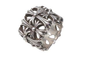 CHROME HEARTS クロムハーツ セメタリークロスリング サイズ20号 重量約25.6g 2003/.925刻印 シルバー925 美品 中古 4c076111