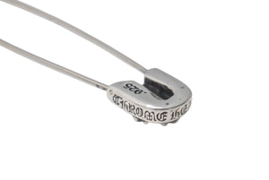 CHROME HEARTS クロムハーツ セーフティピン ラージ 1PD ペンダントトップ チャーム 重量約4.1g パヴェダイヤモンド 美品 中古 4c076112