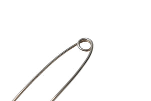 CHROME HEARTS クロムハーツ セーフティピン ラージ 1PD ペンダントトップ チャーム 重量約4.1g パヴェダイヤモンド 美品 中古 4c076112