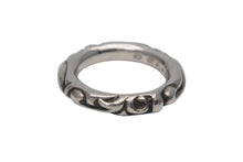画像をギャラリービューアに読み込む, CHROME HEARTS クロムハーツ スクロールバンドリング 重量約8.8g サイズ17号 1994/.925刻印 シルバー925 美品 中古 4c076115