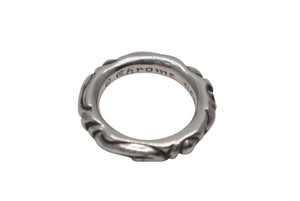 CHROME HEARTS クロムハーツ スクロールバンドリング 重量約8.8g サイズ17号 1994/.925刻印 シルバー925 美品 中古 4c076115
