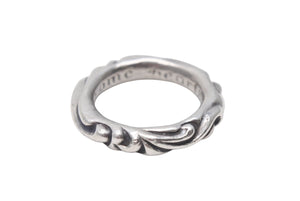 CHROME HEARTS クロムハーツ スクロールバンドリング 重量約7.4g サイズ12号 1994/.925刻印 シルバー925 美品 中古 4c076117