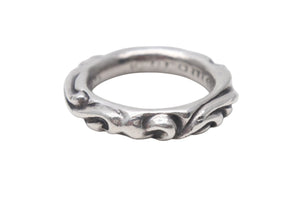 CHROME HEARTS クロムハーツ スクロールバンドリング 重量約7.4g サイズ12号 1994/.925刻印 シルバー925 美品 中古 4c076117