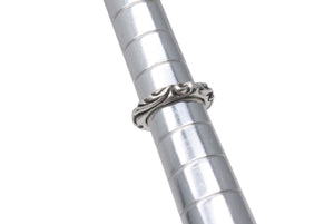 CHROME HEARTS クロムハーツ スクロールバンドリング 重量約7.4g サイズ12号 1994/.925刻印 シルバー925 美品 中古 4c076117