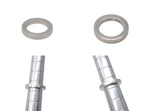 CHROME HEARTS クロムハーツ スペーサーリング プレーン 3mm 重量約5.1g サイズ5.5号 2001/.925刻印 シルバー925 美品 中古 4c076118