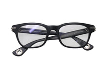 Load image into Gallery viewer, 極美品 CHROME HEARTS クロムハーツ WELL STRUNG メガネ ブラック プラスチック 小物 ウェリントン シルバー925 52☐20₋148 中古 4c076119