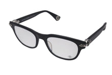 Load image into Gallery viewer, 極美品 CHROME HEARTS クロムハーツ WELL STRUNG メガネ ブラック プラスチック 小物 ウェリントン シルバー925 52☐20₋148 中古 4c076119