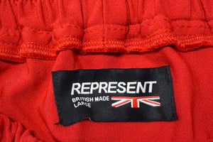 REPRESENT レプリゼント トラックパンツ シェル ポリエステル イギリス製 レッド サイズL 美品 中古 4c0747742