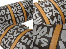 Load image into Gallery viewer, LOUIS VUITTON ルイヴィトン キーポル50 ボストンバッグ M92197 モノグラム グラフィティ ブラウン 美品 中古 4c076123