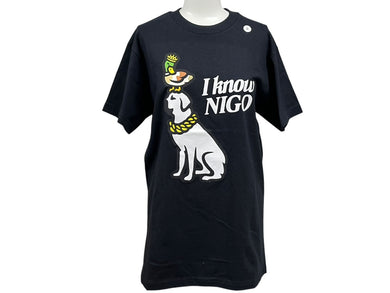新品未使用品 Human Made x I Know NIGO ヒューマンメイド 半袖Ｔシャツ ブラック コットン サイズS 中古 4c076141