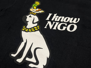 新品未使用品 Human Made x I Know NIGO ヒューマンメイド 半袖Ｔシャツ ブラック コットン サイズS 中古 4c076141