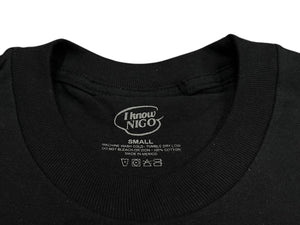 新品未使用品 Human Made x I Know NIGO ヒューマンメイド 半袖Ｔシャツ ブラック コットン サイズS 中古 4c076141