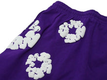 Load image into Gallery viewer, 極美品 DENIM TEARS デニムティアーズ スウェットパンツ DTSPP004 ポルトガル製 コットン パープル ホワイト サイズM 中古 4c076152