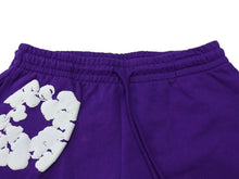 Load image into Gallery viewer, 極美品 DENIM TEARS デニムティアーズ スウェットパンツ DTSPP004 ポルトガル製 コットン パープル ホワイト サイズM 中古 4c076152