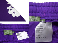 Load image into Gallery viewer, 極美品 DENIM TEARS デニムティアーズ スウェットパンツ DTSPP004 ポルトガル製 コットン パープル ホワイト サイズM 中古 4c076152
