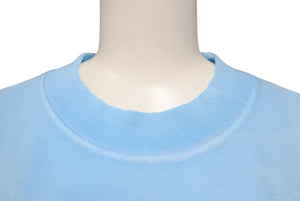 未使用 HELLSTAR ヘルスター ボックスロゴ 半袖Tシャツ ロゴ A3D179BB コットンブルー サイズS 中古 4c076153 