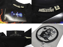 画像をギャラリービューアに読み込む, 未使用 HELLSTAR ヘルスター InnerPeaceFire インナーピースファイヤー半袖Tシャツ 12D71199 ブラック オレンジ S 中古 4c076156 