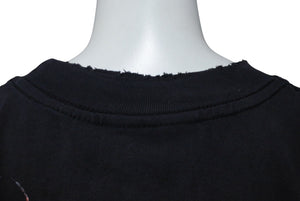 未使用 HELLSTAR ヘルスター InnerPeaceFire インナーピースファイヤー半袖Tシャツ 12D71199 ブラック オレンジ S 中古 4c076156 