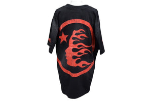 他未使用 HELLSTAR ヘルスター Beat Us! ビートアズ 半袖Tシャツ トップス 34171666 コットン ブラック レッド サイズS 中古 4c076157 