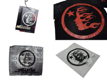 画像をギャラリービューアに読み込む, 他未使用 HELLSTAR ヘルスター Beat Us! ビートアズ 半袖Tシャツ トップス 34171666 コットン ブラック レッド サイズS 中古 4c076157 