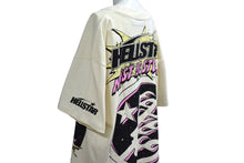 画像をギャラリービューアに読み込む, 未使用 HELLSTAR ヘルスター Breaking News Tシャツ ホワイト系 ブレイキング ニュース プリント 833415FD サイズXL 中古 4c076159 