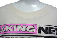 画像をギャラリービューアに読み込む, 未使用 HELLSTAR ヘルスター Breaking News Tシャツ ホワイト系 ブレイキング ニュース プリント 833415FD サイズXL 中古 4c076159 
