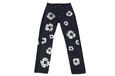 新品未使用 DENIM TEARS デニムティアーズ LEVI'S リーバイス 501 プリント デニムパンツ W31 L34 中古 4c076165