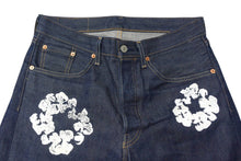 Load image into Gallery viewer, 新品未使用 DENIM TEARS デニムティアーズ LEVI&#39;S リーバイス 501 プリント デニムパンツ W31 L34 中古 4c076165