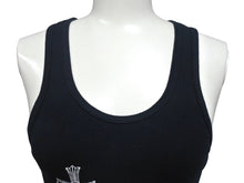 Load image into Gallery viewer, CHROME HEARTS クロムハーツ タンクトップ サイズM CHプラス FUCK YOU プリント ブラック ホワイト コットン 美品 中古 4c076173