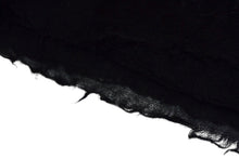 Load image into Gallery viewer, CHROME HEARTS クロムハーツ カシミヤ 大判ストール スカーフ ショール ブラック CHロゴ 刺繍 美品 中古 4c076174