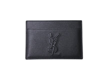 画像をギャラリービューアに読み込む, 極美品 YVES SAINT LAURENT イヴサンローラン カードケース パス GRZ568986Y YSL レザーロゴ ブラック 中古 4c076183 