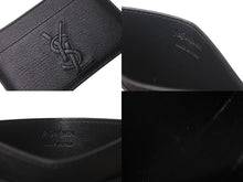 画像をギャラリービューアに読み込む, 極美品 YVES SAINT LAURENT イヴサンローラン カードケース パス GRZ568986Y YSL レザーロゴ ブラック 中古 4c076183 