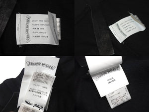 CHROME HEARTS クロムハーツ YNOT ワイノット ロゴ刺繍 スウェットパンツ アメリカ製 コットン ブラック サイズL 美品 中古 4c076184