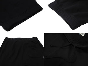 CHROME HEARTS クロムハーツ YNOT ワイノット ロゴ刺繍 スウェットパンツ アメリカ製 コットン ブラック サイズL 美品 中古 4c076184