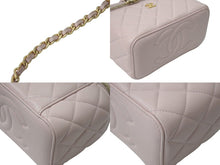 Load image into Gallery viewer, CHANEL シャネル マトラッセ バニティチェーンショルダーバッグ ランダム番台 ラムスキン ピンク ゴールド金具 美品 中古 4c076210