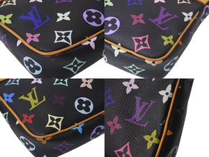極美品 LOUISVUITTON ルイヴィトン ポシェット アクセソワール アクセサリーポーチ M92648 モノグラム マルチカラー 村上隆 中古 4c076213