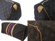 Load image into Gallery viewer, LOUIS VUITTON ルイヴィトン キーポル45 ボストンバッグ M41428 イニシャル入り モノグラム ブラウン PVC ヌメ革 レザー 中古 4c076218