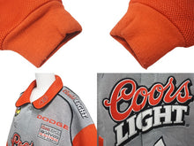 Load image into Gallery viewer, 極美品 JEFF HAMILTON ジェフハミルトン Coors LIGHT NASCAR ジャケット グレー レッド ポリエステル サイズXL 中古 4c076234