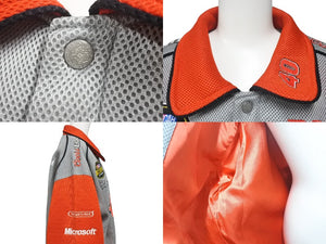 極美品 JEFF HAMILTON ジェフハミルトン Coors LIGHT NASCAR ジャケット グレー レッド ポリエステル サイズXL 中古 4c076234