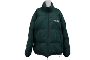 FUBU フブ ダウンジャケット FAM22303 サイズL ナイロン ポリエステル グリーン 美品 中古 4c076243