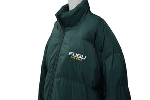 FUBU フブ ダウンジャケット FAM22303 サイズL ナイロン ポリエステル グリーン 美品 中古 4c076243