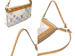 LOUIS VUITTON ルイヴィトン ポシェット アクセソワール アクセサリーポーチ M92649 モノグラム マルチカラー 村上隆 美品 中古 4c076248
