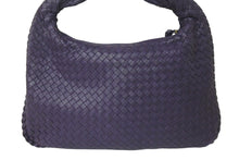 Load image into Gallery viewer, BOTTEGA VENETA ボッテガヴェネタ ホーボー イントレチャート ワンショルダーバッグ 115653 パープル 美品 中古 4c076249