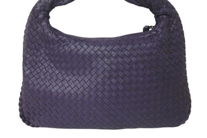 BOTTEGA VENETA ボッテガヴェネタ ホーボー イントレチャート ワンショルダーバッグ 115653 パープル 美品 中古 4c076249